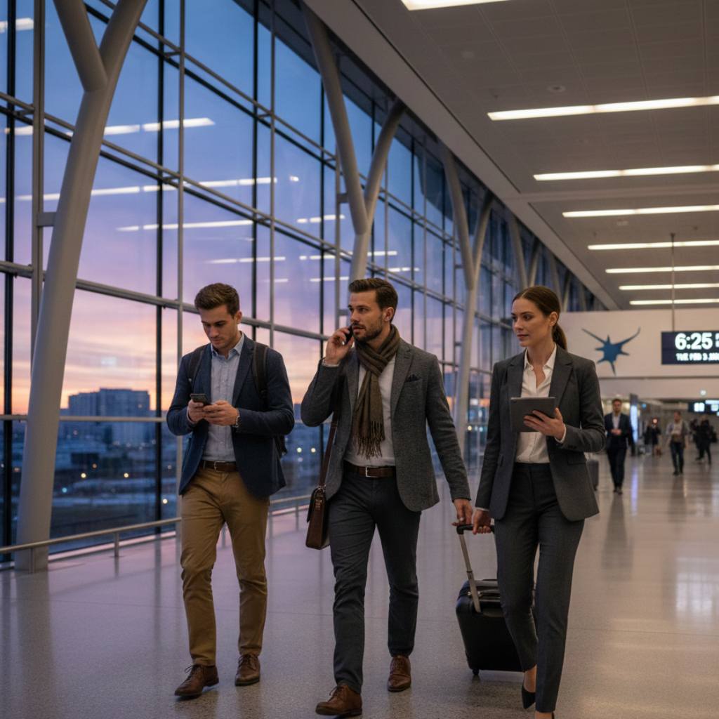 Business travellers and consultants